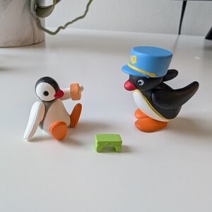 Pingu Pinga Penguin Figurine Set with Accessories
